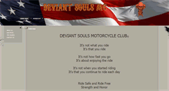 Desktop Screenshot of deviantsoulsmc.com